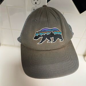 Patagonia Fitz Roy Bear Snapback Mesh Trucker Hat